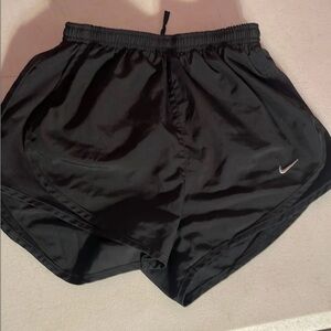 All black Nike shorts